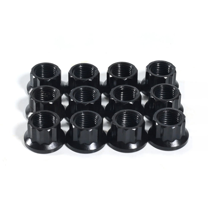 12 - Point Nuts 9/16" - 18, Socket Size 11/16" N0101