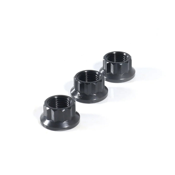 12 - Point Nuts 9/16 - 18", Socket Size 11/16 in. x 3 pcs N1601