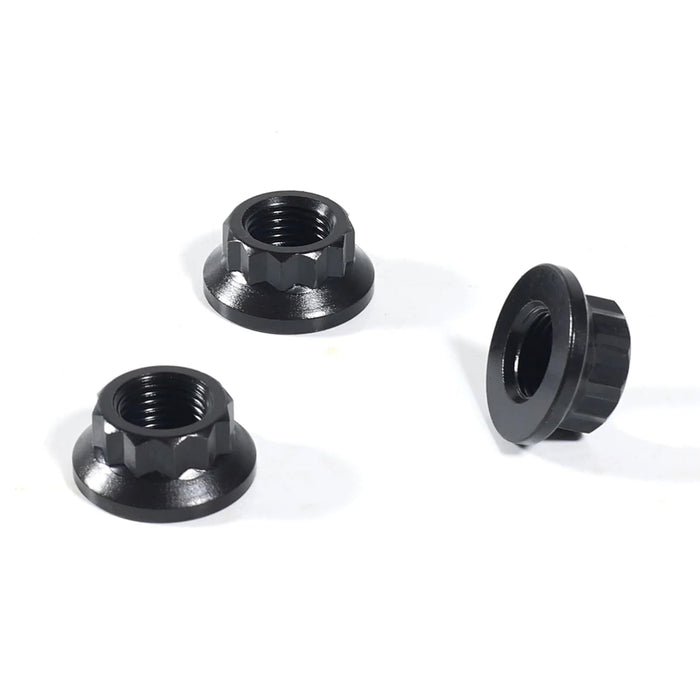 12 - Point Nuts M12 x 1.25 Thread, Socket Size 16mm x 3 pcs N0701