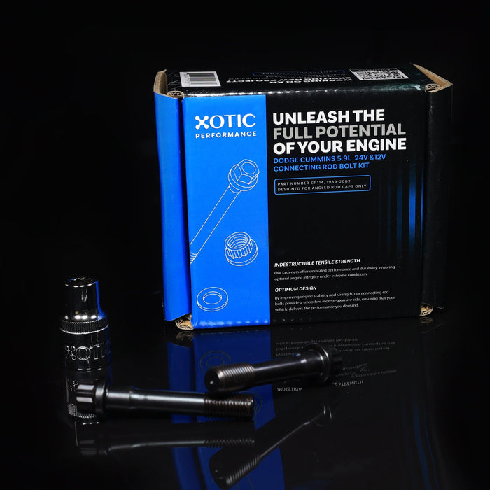 5.9L 24V & 12V Dodge Cummins 1982 - 2002 Connecting Rod Bolt Kit for Angled Rod Caps Only CP114