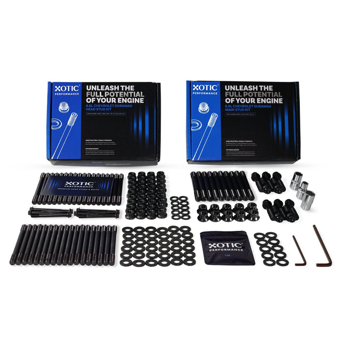 6.6L Chevrolet Duramax LB7 LMM Head & Main Stud Combo Kit 2006 - 2010 CP877 - MP881