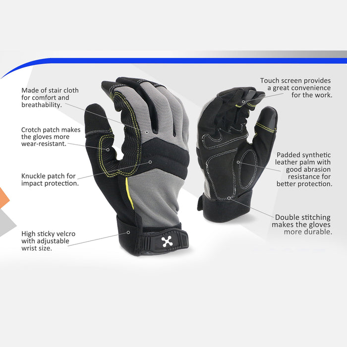 Premium Mechanic Gloves – Lightweight, Durable, and Breathable GL211M