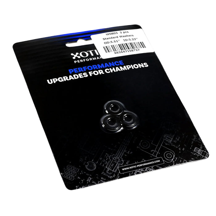 Standard Washer 0.31" ID, 0.55" OD, 0.120" Thickness x 3 pcs W0803