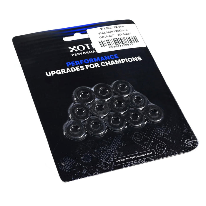 Standard Washer 0.31" ID, 0.68" OD, 0.120" Thickness x 12 pcs W1002