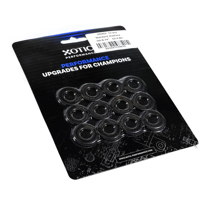 Standard Washer 0.47" ID, 0.88" OD, 0.120" Thickness x 12 pcs W0402