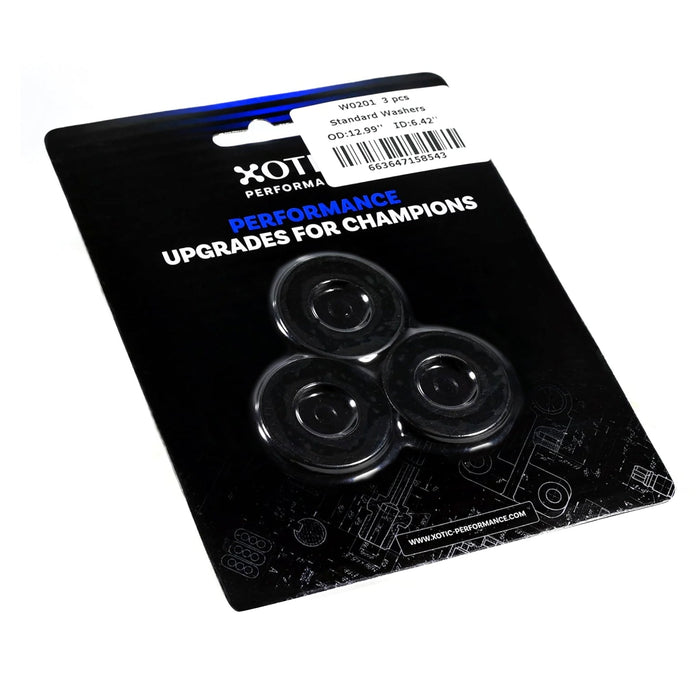 Standard Washer 1.3" ID, 0.64" OD, 0.120" Thickness x 3 pcs W0201