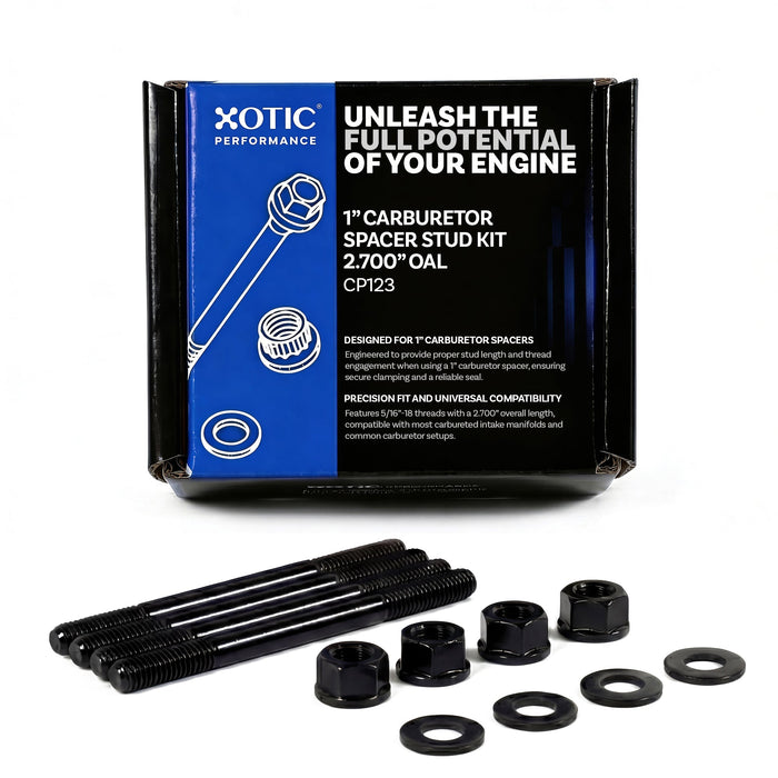 1" Carburetor Spacer Stud Kit 2.700" OAL CP123