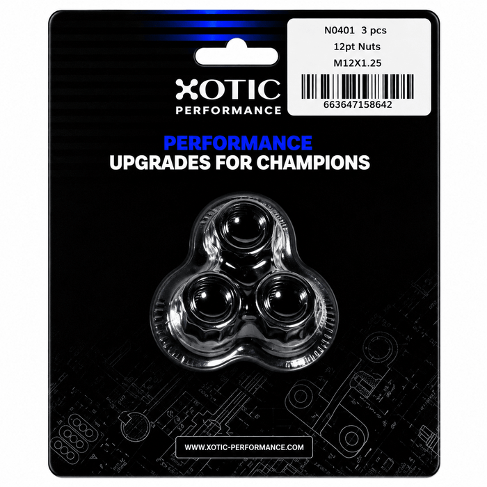 12-Point Nuts M12 x 1.25 Thread, Socket Size 14mm N0401