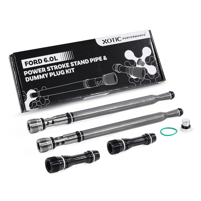 Stand Pipe & Dummy Plug Kit Replacement for 2004-2010 Ford 6.0L Powerstroke E/F-Series 6E7Z-9A332-B Fuel Supply Tube