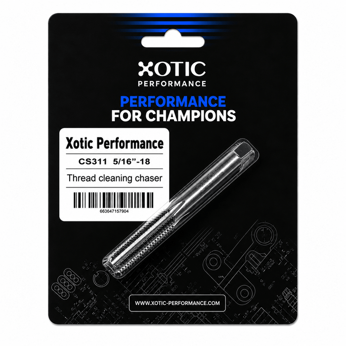 5/16˝-18 x 3.4" Cleaning & Restoration Thread Chaser Tool CS311