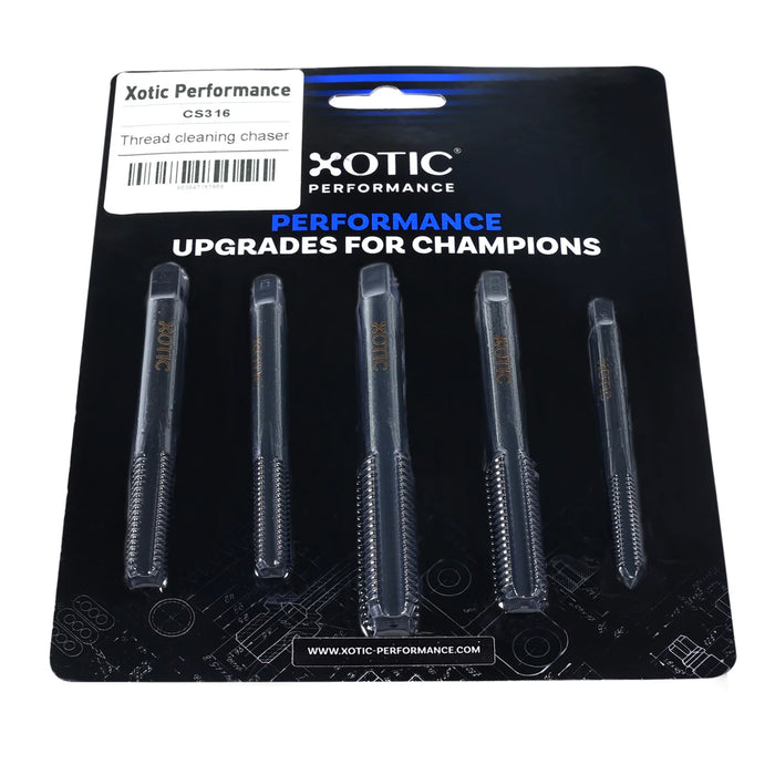 Thread Cleaning Chaser 5-pck 1/2-13, 1/4-20, 3/8-16, 7/16-14, 5/16-18