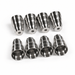 Billet Stainless Steel Injector Cup Sleeve Set (Set of 8) - 1994-2003 Ford 7.3L Power Stroke IC730-SS