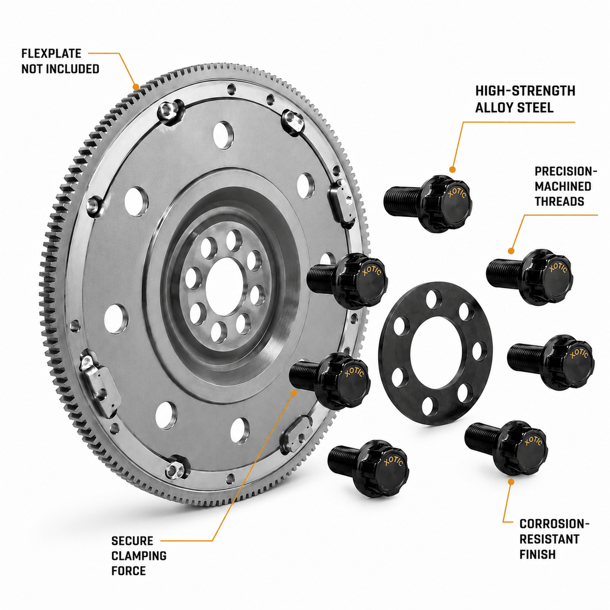 Flexplate Bolt Kit - 1989–2007 5.9L Dodge Cummins Diesel FP100