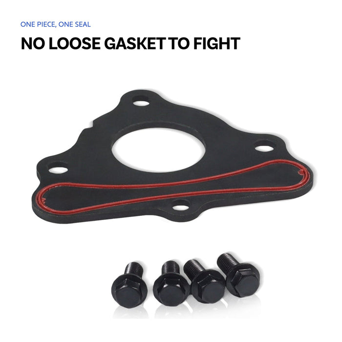 Non-VVT LS Camshaft Retainer Plate Kit Chevrolet LS Gen III 4.8L-6.0L | Replaces GM 12589016; Bonded Seal and 4 Mounting Bolts Included CB100