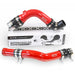 Red Turbo Intercooler Hot & Cold Charge Pipe Combo - 2017 - 2026 Ford Power Stroke 6.7L HP200-LP100