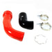 Red Turbo Intercooler Hot & Cold Charge Pipe Combo For 2011 - 2016 Ford Power Stroke 6.7L HP200-LP200