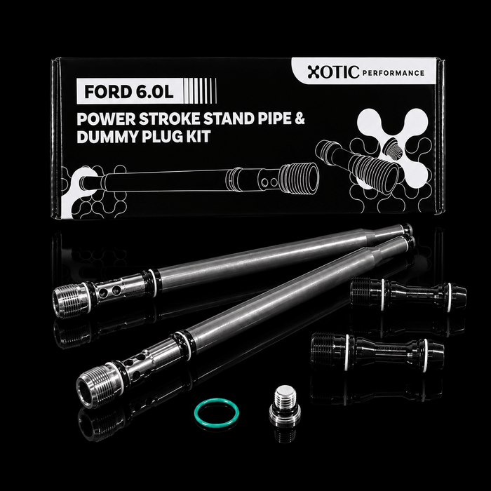 Stand Pipe & Dummy Plug Kit - 2004.5-2010 Ford 6.0L Power Stroke E/F-Series 6E7Z-9A332-B Fuel Supply Tube SP100