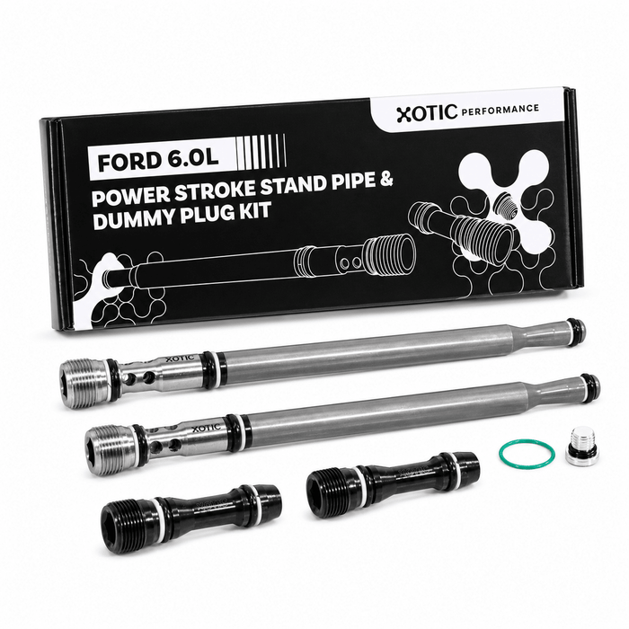 Stand Pipe & Dummy Plug Kit - 2004.5-2010 Ford 6.0L Power Stroke E/F-Series 6E7Z-9A332-B Fuel Supply Tube SP100