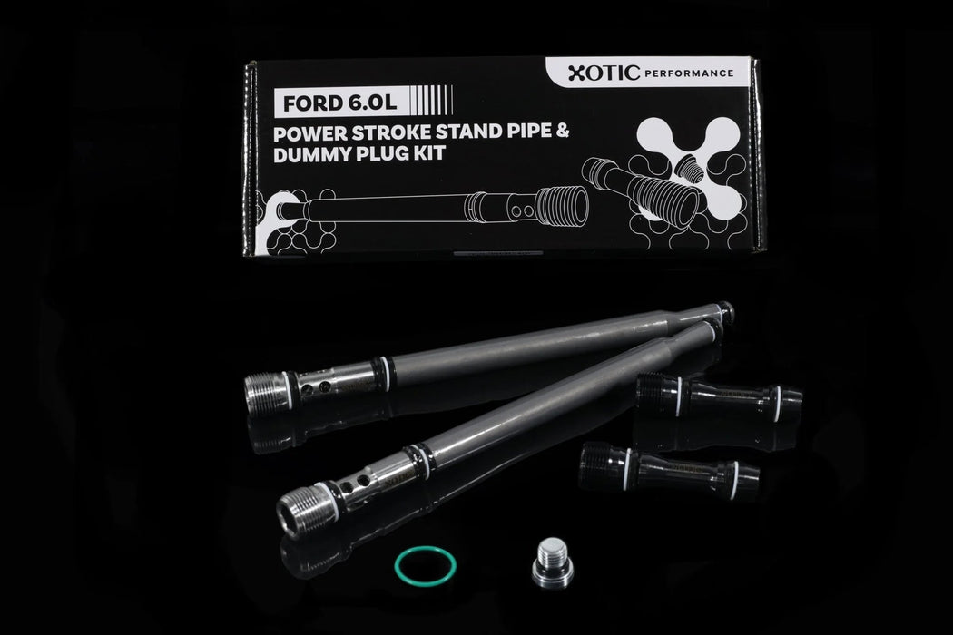 Stand Pipe & Dummy Plug Kit for 2004.5 - 2010 Ford 6.0L Power Stroke E/F - Series 6E7Z - 9A332 - B Fuel Supply Tube SP100