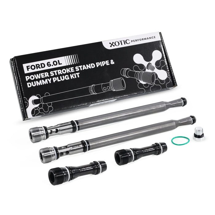 Stand Pipe & Dummy Plug Kit for 2004.5 - 2010 Ford 6.0L Power Stroke E/F - Series 6E7Z - 9A332 - B Fuel Supply Tube SP100