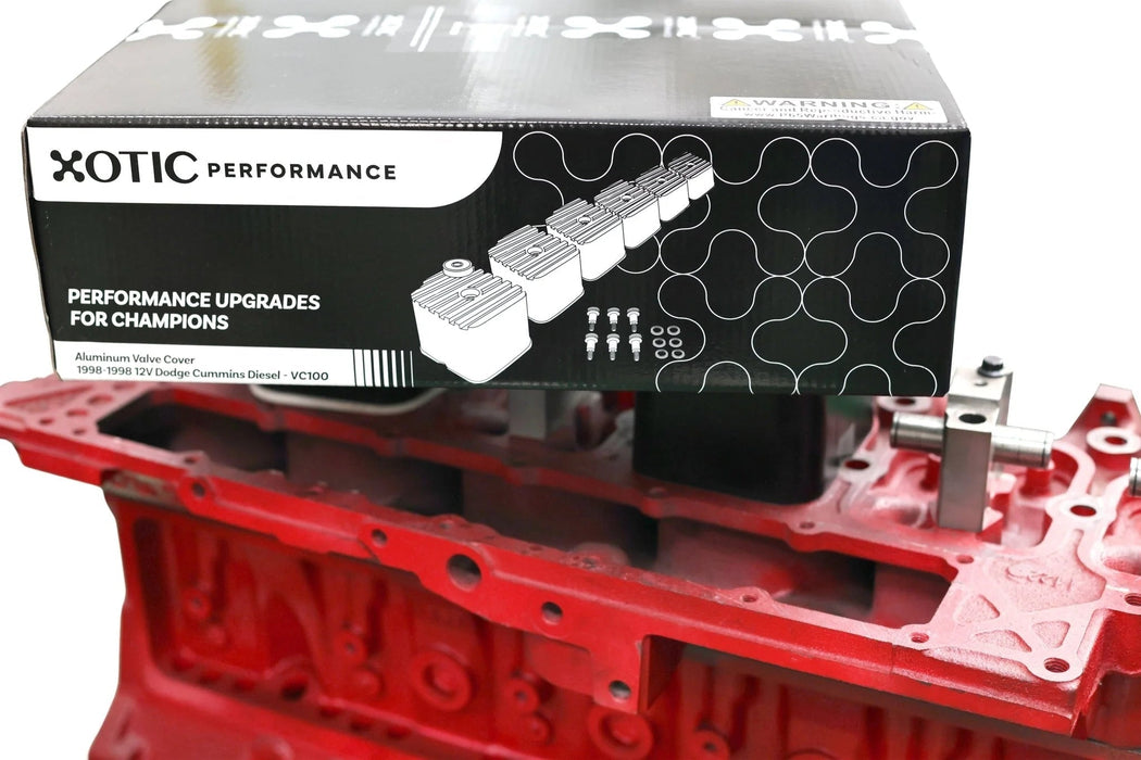 Valve Covers & Rocker Arm Pedestal Assembly Combo Kit for 1989 - 1998 12V 5.9L Dodge Cummins VC100-CP200