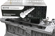 Valve-cover packaging displayed above a grey Cummins engine — gallery photo 7